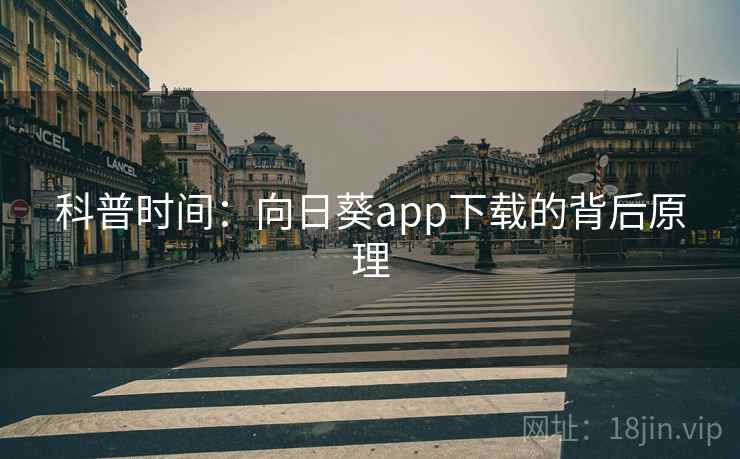 科普时间：向日葵app下载的背后原理